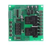 FTVOGUE Tablero de Control de Motor, Módulo YYB-5, Control de Sincronización de relé de 12 V 24 V para Motores y Válvulas Solenoides, de Ciclo de Sincronización Ajustable para Bombas y Herramientas