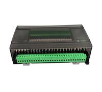 FTVOGUE Tablero de Control Industrial, PLC FX3U-48MT 24 Entradas 24 Salidas 24V 1A, 6 Canales Conteo 12K, Cuerpo Pequeño, Rendimiento Estable, Conectar, Pantalla de Texto de Soporte