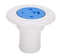 FTVOGUE Tapa de Llenado de Agua Marina, Cubierta de Nailon para Barcos, Escotilla de Entrada con Brida de Tanque, Compatible con Manguera de 1,27 cm