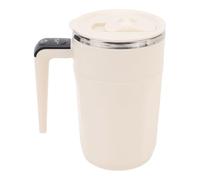 FTVOGUE Taza de café con Agitación Automática, Taza con Agitador Magnético Recargable de 400 Ml con Pantalla Digital de Temperatura, Revestimiento de Acero Inoxidable 316, 7000 RPM para Viajes en