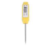 FTVOGUE Termómetro Digital para Alimentos, Acero Inoxidable ABS, Sonda de Lectura Rápida para Cocinar Carnes, Líquidos y Dulces, Ideal para Cocinas y Cocinar Al Aire Libre (YELLOW)