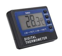 FTVOGUE Termómetro Digital TM803, Material ABS, Medidor de Temperatura para Acuario y Refrigerador, Mide -58F a 122F con Función de Alarma