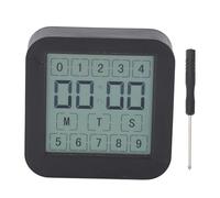 FTVOGUE Termómetro Higrómetro Digital, Temporizador con Pantalla LCD Táctil, Modo de Reloj, Indicador de Confort del Aire para Monitorear las Condiciones de Vida