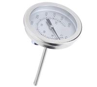 FTVOGUE Termómetro para Barbacoa, Bimetálico de Acero Inoxidable con Rosca 5/16 UNC, Medición Precisa de Temperatura para Asar y Cocinar