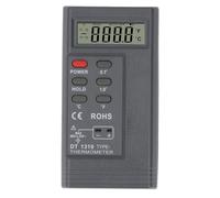 FTVOGUE Termómetro Termopar Tipo K, Termómetro Digital ABS con Pantalla LED Grande, Mide -200 a 1370 Celsius o -328 a 2498 Fahrenheit para Uso Industrial y Culinario