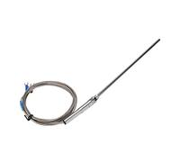 FTVOGUE Termopar Tipo K, Sensor de Temperatura de Sonda de Acero Inoxidable de 200 Mm para Hornos y Hornos, Alta Precisión, Rosca M8, 32 a 752 Fahrenheit (#2)