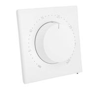 FTVOGUE Termostato de Perilla de Calefacción por Suelo Radiante, Controlador de Temperatura Manual de Estilo Vintage con Indicador LED para el Hogar, Ajustable de 41F a 113F, Fácil Instalación con