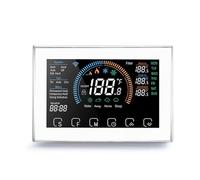 FTVOGUE Termostato Inteligente con Pantalla LCD a Color, Termostato de Bomba de Calor Programable para el Hogar, Control de Voz para iOS, Monitoreo del Clima, Automático de Ahorro de Energía (White)