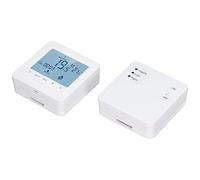 FTVOGUE Termostato Programable Termostato Inalámbrico RF PC Retardante de Llama 230 V 16 A con Pantalla Retroiluminada Control de 41 A 95 F para Caldera de Calefacción por Suelo de Hotel, Oficina en