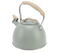 FTVOGUE Tetera Silbante de Acero Inoxidable de 3 Litros para Estufa, con Silbato Potente y Ergonómico de Tacto frío. Apta para Todo Tipo de cocinas: Inducción, Gas, Eléctric