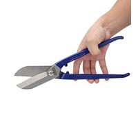 FTVOGUE Tijeras para Metal CR V Tijeras para Chapa Metálica Herramientas de Corte Manual de 12 Pulgadas HRC50 a HRC56 para Recorte de Láminas Estrechas y Corte de Láminas No Metálicas para Usuarios de