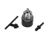 FTVOGUE Tipo de Tecla -Drill Chuck con 1/4 Hex 3/8 Varilla de Extensión de rosca: Precisamente y Duradero, Ideal para Diferentes Aplicaciones de Perforación, Acero Inoxidable