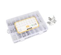 FTVOGUE Tornillos de Acero Inoxidable -Kit de Rango de Alta Resistencia Tornillos Hexagonales Cilíndricos de Tuerca Plana para Mantener Electrodomésticos, Maquinaria [304 Acero Inoxidable]