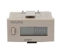 FTVOGUE Totalizador de Contador Eléctrico Digital con Pantalla LCD Clara de 6 Dígitos para un Conteo Preciso, una Larga Vida útil de la Vida: Adecuado para Uso Industrial (0.00 Segundos)