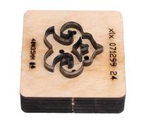 FTVOGUE Troquel de Corte de Cuero, Herramienta de Perforación de Acero de Aleación para Marroquinería, Cortador de 40x35 Mm para Manualidades de Bricolaje