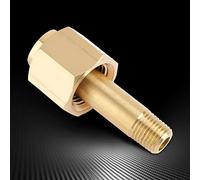 FTVOGUE Tuerca Reguladora Conector de Latón con Arandela Rosca CGA 320 Clasificación 15MPa para Reductor de Presión de CO2 Accesorios para Cilindros de Gas Tuerca de Entrada de Latón para Conexión de