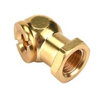 FTVOGUE Válvula de Aire, Material de Latón, Válvula de Aire para Neumáticos de Admisión Rápida para Automóviles y Motores - Conector de 1/4 de Pulgada, Fácil de Usar para Vehículos Eléctricos (#2)