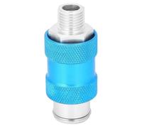 FTVOGUE Válvula de Empuje Manual HSV-08, Interruptor Deslizante Neumático de Aluminio de 10 Piezas con Conexión de Rosca para Control Mecánico en Temperatura Normal