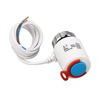FTVOGUE Válvula de Radiador Actuador Eléctrico de Repuesto 230VAC M30x1.5mm Válvula Termostática de Radiador con Doble Sello 110N Carga 180s Interruptor para Calefacción por Suelo Radiante Colector
