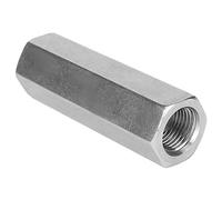 FTVOGUE Válvula de Retención de Aire Hembra BSPP de Rosca Hembra Hexagonal de Acero Inoxidable Válvula Unidireccional de Rosca con Tamaño de 1/8 1/4 3/8 /2 Pulgada para Co (/")
