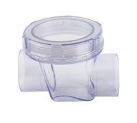 FTVOGUE Válvula de Retención en Línea de PVC Válvula de Retorno Resistente para Prevenir el Flujo de Retorno en la Cocina y el Inodoro