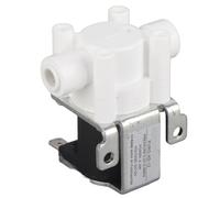 FTVOGUE Válvula Purificadora de Solenoide Eléctrica de 12 V CC, Cobre y Plástico, Alta Conductividad, Normalmente Cerrada, para Conexiones de Tubo de 1/4 de Pulgada