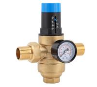 FTVOGUE Válvula Reductora de Presión de Agua de Latón Válvula Reguladora de Presión Filtro de Acero Inoxidable 316L para Fontanería Doméstica y de Agua del Grifo Municipal