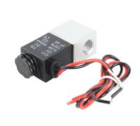 FTVOGUE Válvula Solenoide de 12V DC, 2 Vías Normalmente Cerrada, Acción