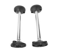 FTVOGUE Varillas de Soporte Telescópicas Ajustables, Poste de Soporte para Gabinete de Acero Inoxidable con Base de ABS de Alta Resistencia para Instalación de Fregadero, Proyectos de
