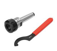 FTVOGUE Vástago Cortador MT3-ER32, Herramienta de Fresado de Alta Precisión con 11 Pinzas ER32 para Máquinas CNC y Aplicaciones de Grabado