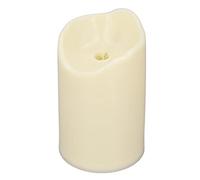 FTVOGUE Vela sin Llama, Luz Eléctrica de Plástico LED con Llamas Danzantes Realistas, Luz Cálida para Decoración del Hogar, Boda, Fiesta, Funciona con Pilas (Medio)