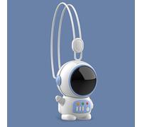 FTVOGUE Ventilador de Cuello Portátil, Ventilador Portátil sin Aspas, Recargable por USB, de Cuello de Refrigeración de 2 Velocidades para Uso en Exteriores e Interiores (BLUE)