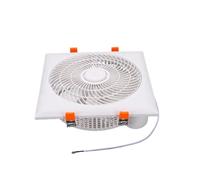 FTVOGUE Ventilador de Techo de Enfriamiento 300x300mm, Motor DC Silencioso 42dB, 1000 CFM, 35W Ahorro de Energía 76% para Soldadura, Cobertizo, Gallinero, Baño