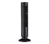 FTVOGUE Ventilador de Torre sin Aspas USB, Ventilador Portátil Silencioso Oscilante con 2 Velocidades para Dormitorio de Oficina en Casa (BLACK)