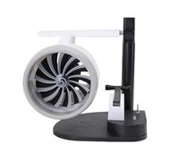 FTVOGUE Ventilador de Turbina de Escritorio con Humidificador ABS y PLA Velocidad Ajustable 4000 Rpm Forma del Motor Ventilador de Escritorio de Oficina con Luz Trasera Brillante para Uso en en el