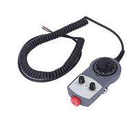 FTVOGUE Volante Electrónico CNC Procesador PLC Controlador CNC PLC con Base Magnética y Carcasa de ABS para Máquinas Herramienta Torno de Fresado