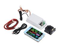 FTVOGUE Voltímetro Coulómetro Monitor de Batería Inalámbrico Pantalla a Color 300A Medidor de Capacidad de Corriente de Voltaje con Sincronización de Temperatura para Usuarios Marinos Solares de RV