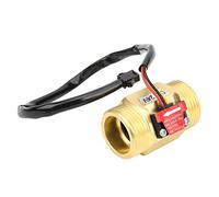 FTVOGUE YF-B10 Interruptor de caudalímetro de efecto Hall G1in Sensor de flujo de agua Contador de medidor de turbina DC24V 2~50L/MIN