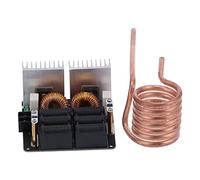 FTVOGUE ZVS Placa de Calentamiento por Inducción 1000W 12-48V Módulo Calentador de Alta Frecuencia con Disipador de Calor de 5 Dientes para Fundición de Recocido de Enfriamiento de Metales