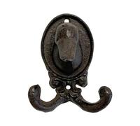 FTWDesign Perchero de hierro fundido con cabeza de animal de pato