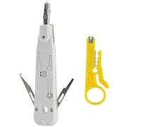 FTXanty LSA - Herramienta de colocación de red para Ethernet RJ45, Cat7, Cat5, Cat6, Ca6A, cable telefónico RJ11, panel de conexiones DSL, ISDN TAE