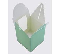 FTYEBDNC 50Pcs Cupcake Boxes with Pvc Window, Kraft Paper Cake Box with Cookies Biscuit Packaging/D/9.2 X 9.2 X 11Cm