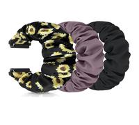 FTYQUEE Paquete de 3 correas elásticas compatibles con correas de reloj de 16 mm, 18 mm, 19 mm, 20 mm, 22 mm, correa de repuesto de liberación rápida para hombres y mujeres, 16mm-Small Size, No es una