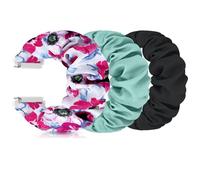 FTYQUEE Paquete de 3 correas elásticas compatibles con correas de reloj de 16 mm, 18 mm, 19 mm, 20 mm, 22 mm, correa de repuesto de liberación rápida para hombres y mujeres, 16mm-Small Size, No es una