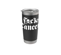 FU Cancer - Camiseta - Fuck Cancer TShirt Cancer Awareness Vaso térmico de acero inoxidable de doble pared