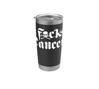 FU Cancer - Camiseta - Fuck Cancer TShirt Cancer Awareness Vaso térmico de acero inoxidable de doble pared