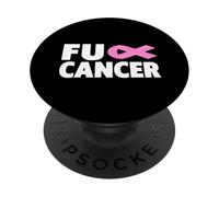 Fu Cancer T Shirt - Fu Cancer Fuck Breast Cancer Awareness PopSockets PopGrip Adhesivo
