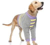 FUAMEY Manga de recuperación para Perros, Camisa de recuperación para Perros con Protector de Codo de Perro para Patas Delanteras, Traje de cirugía para Perros medianos y Grandes, Protege heridas en