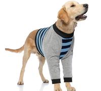 FUAMEY Manga de recuperación para Perros, Camisa de recuperación para Perros con Protector de Codo de Perro para Patas Delanteras, Traje de cirugía para Perros medianos y Grandes, Protege heridas en
