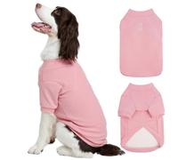 FUAMEY Suéter para perro, camiseta suave de cuello alto para perros, grande, pijama térmico para interiores y exteriores, sudadera acogedora para mascotas, ropa de invierno, Border Collie, bulldogs